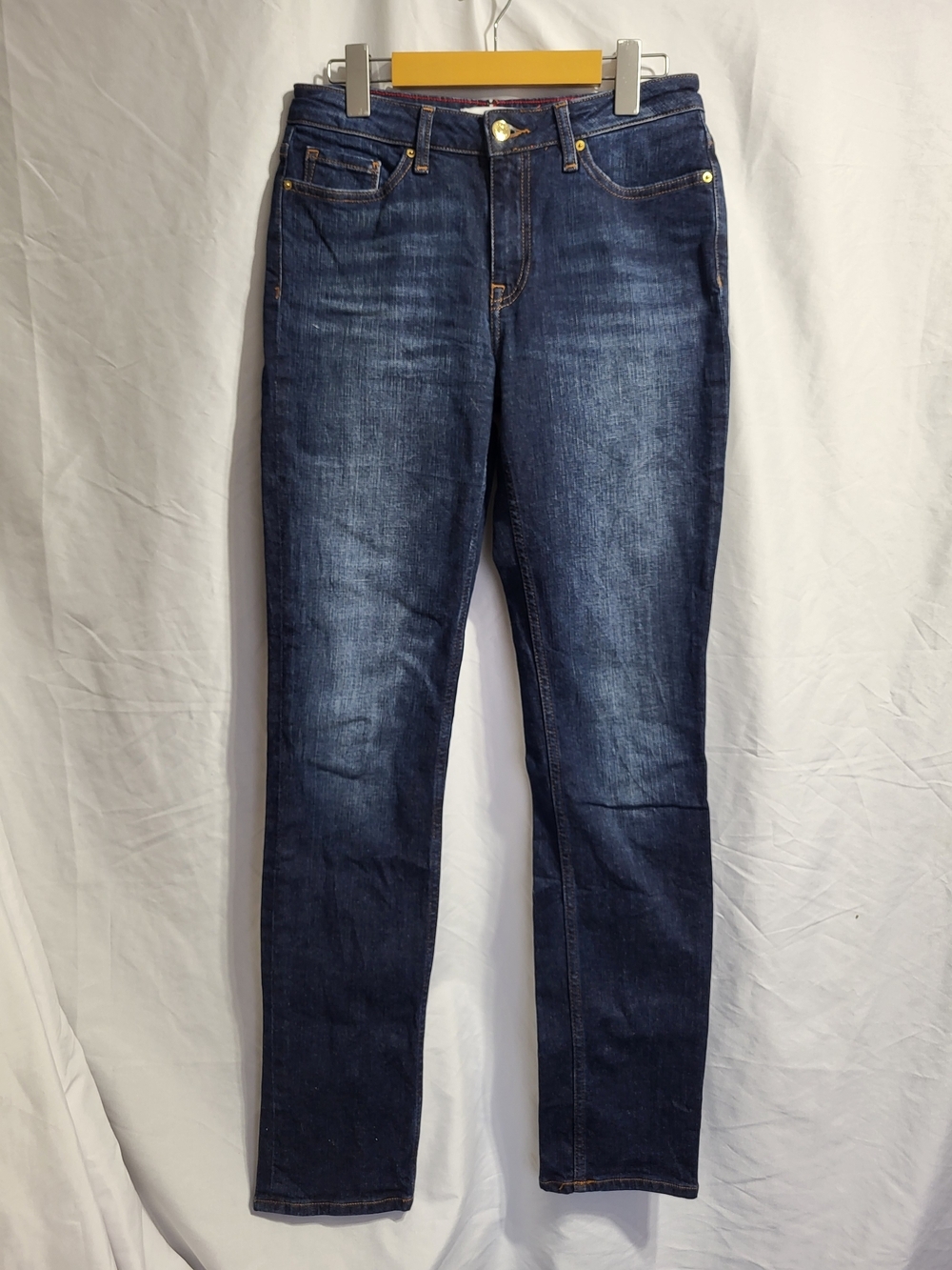 Tommy Hilfiger Women's Straight Jeans in Dark Indigo, Size 27